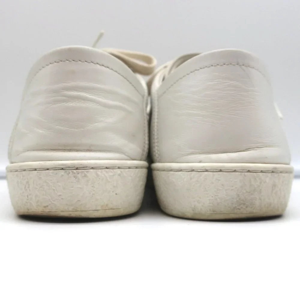 GUCCI ACE BEES & STARS EMBROIDERED SNEAKERS WHITE LEATHER SIZE 35.5 (Runs Large) - Picture 9 of 12